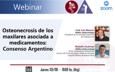 Webinar: Osteonecrosis de los maxilares asociadas a medicamentos: Consenso Argentino