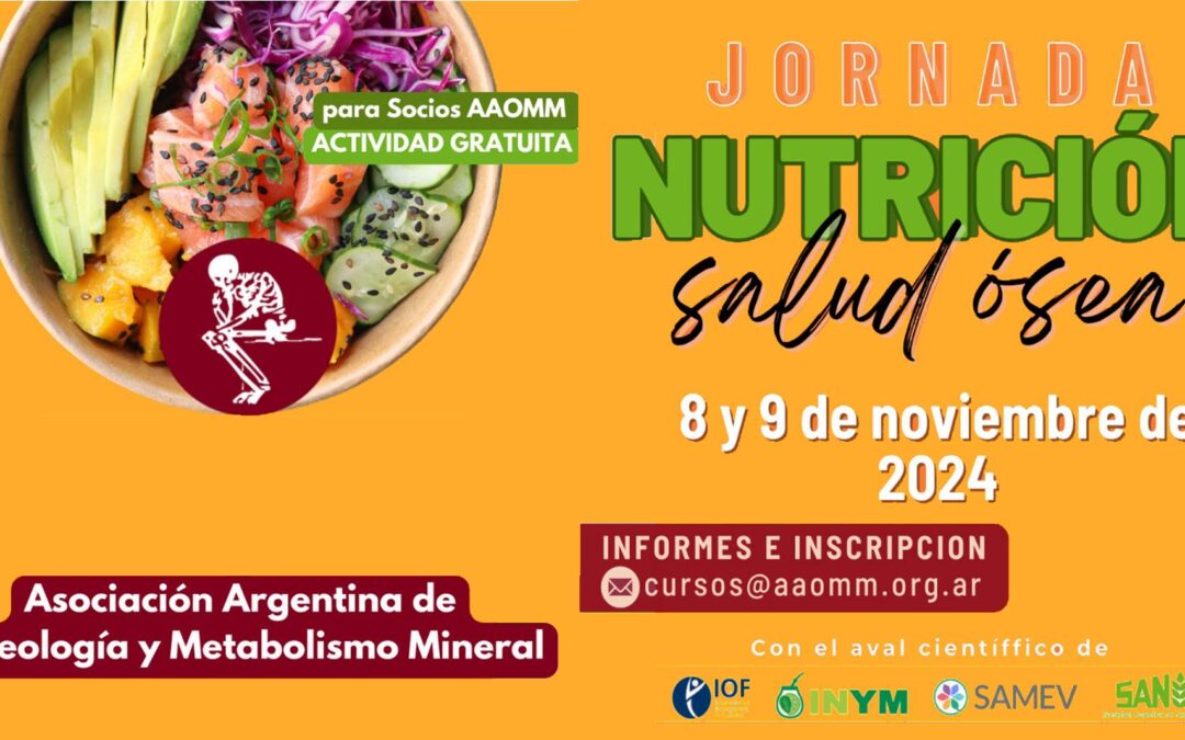 JORNADA NUTRICIÓN Y SALUD OSEA